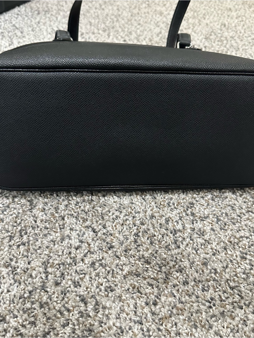 NWT Coach Gallery Tote CH285 Black Crossgrain Leather Silver - Picture 6 of 16